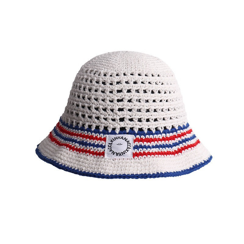 Alenya Striped Cotton Bucket Hat