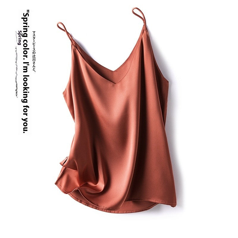 Sylra Satin Slip Vest