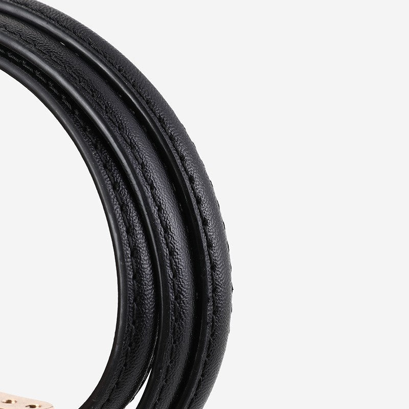 Alvara Slim Leather Waist Belt