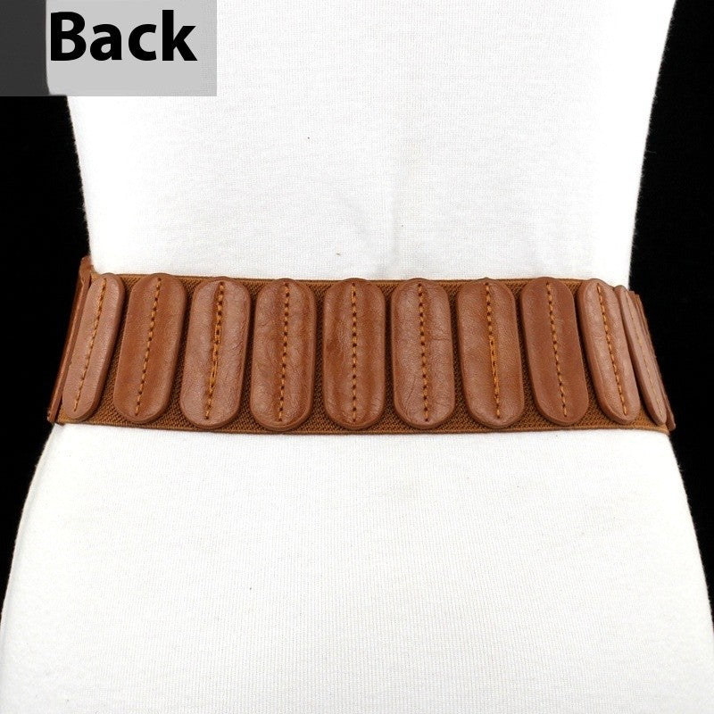 Olyra Wide Elastic Waist Belt