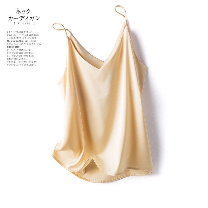 Sylra Satin Slip Vest