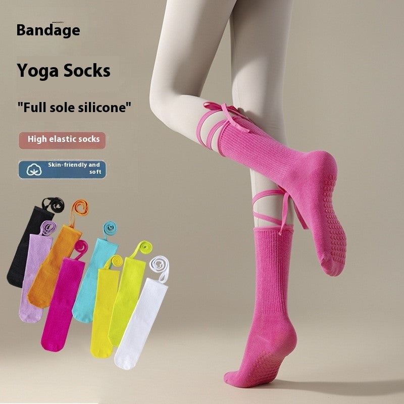 Zeyna Cross-Strap Yoga Socks