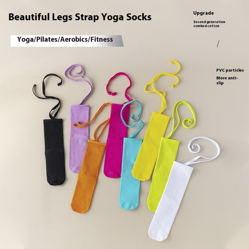 Zeyna Cross-Strap Yoga Socks